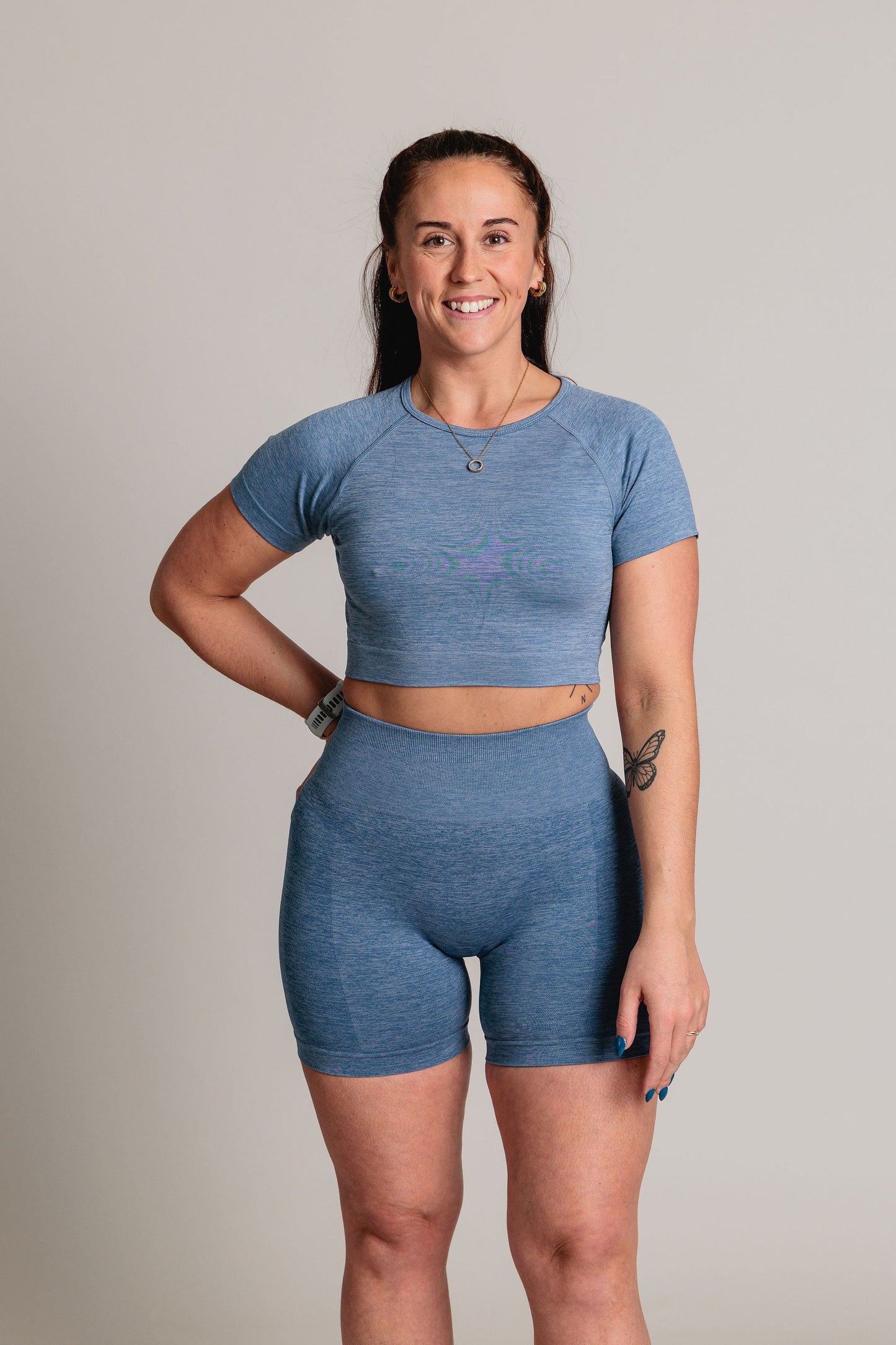 Top manches courtes Unity - Bleu Horizon