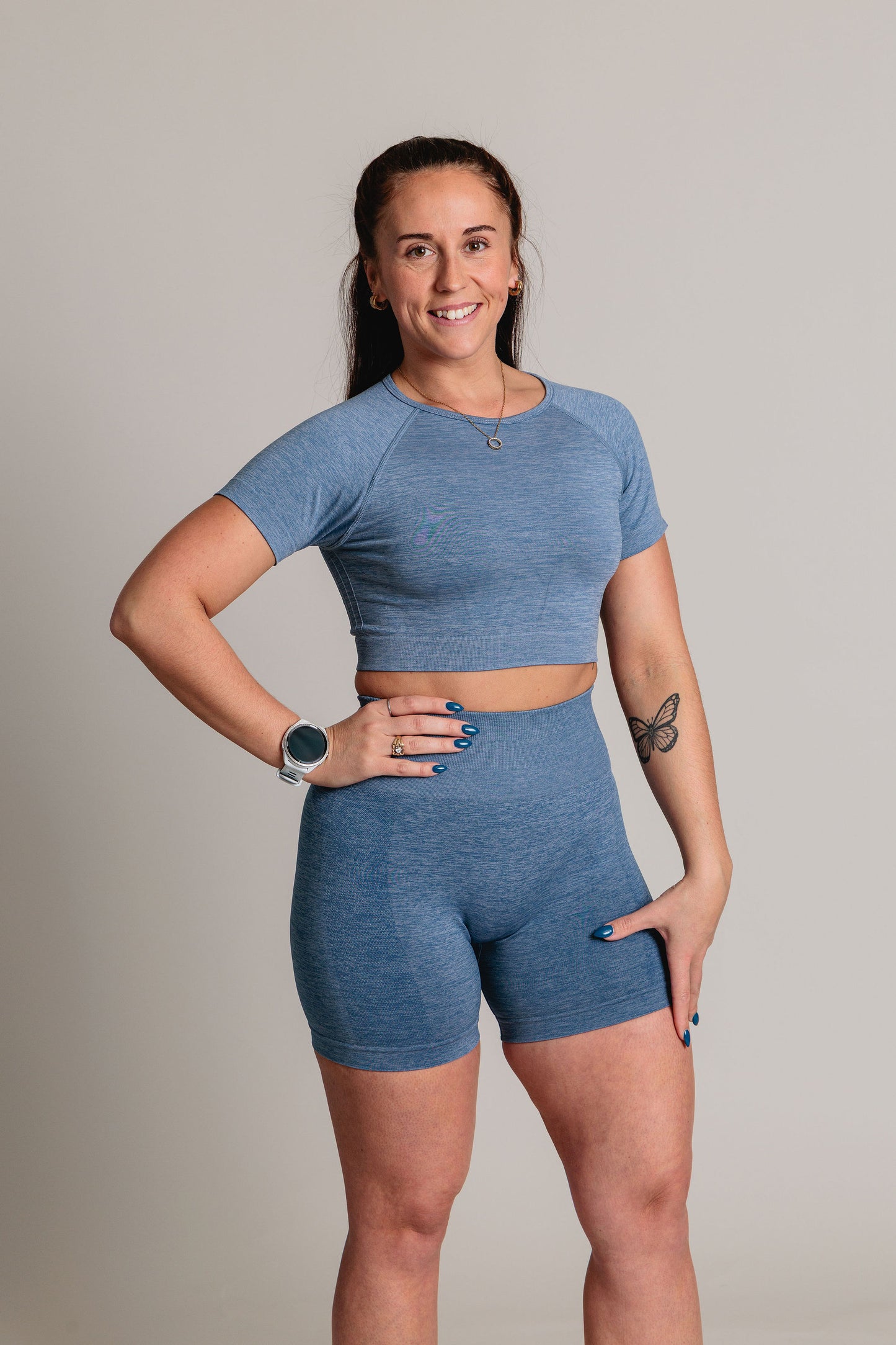 BikerShort UNITY - Bleu Horizon