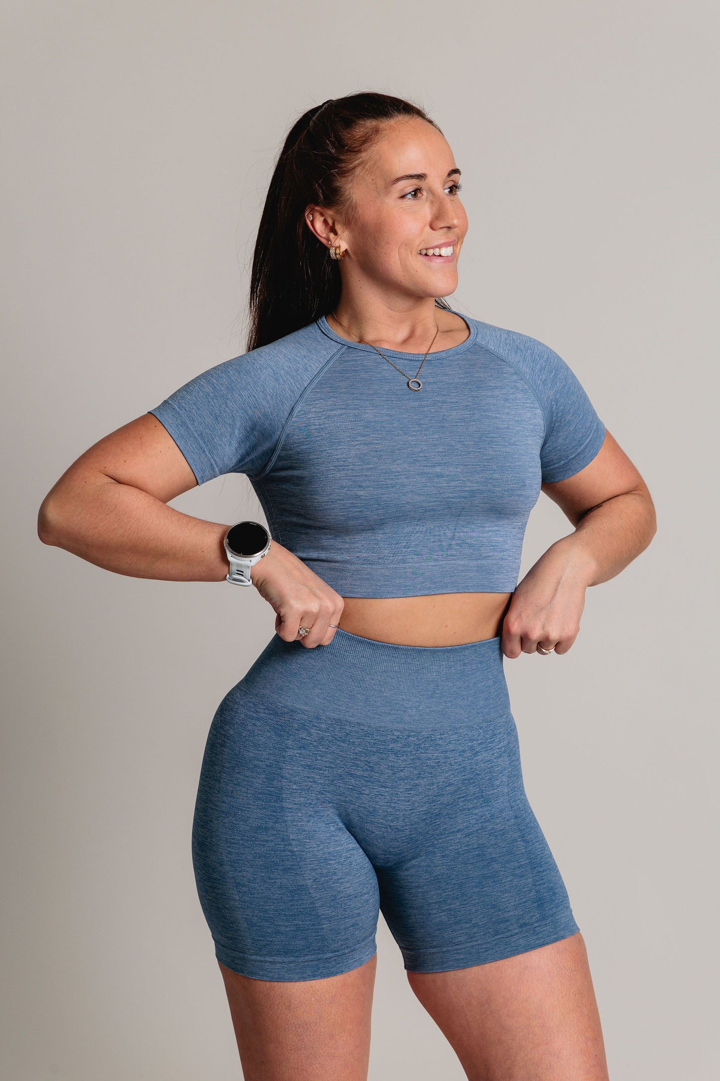 BikerShort UNITY - Bleu Horizon