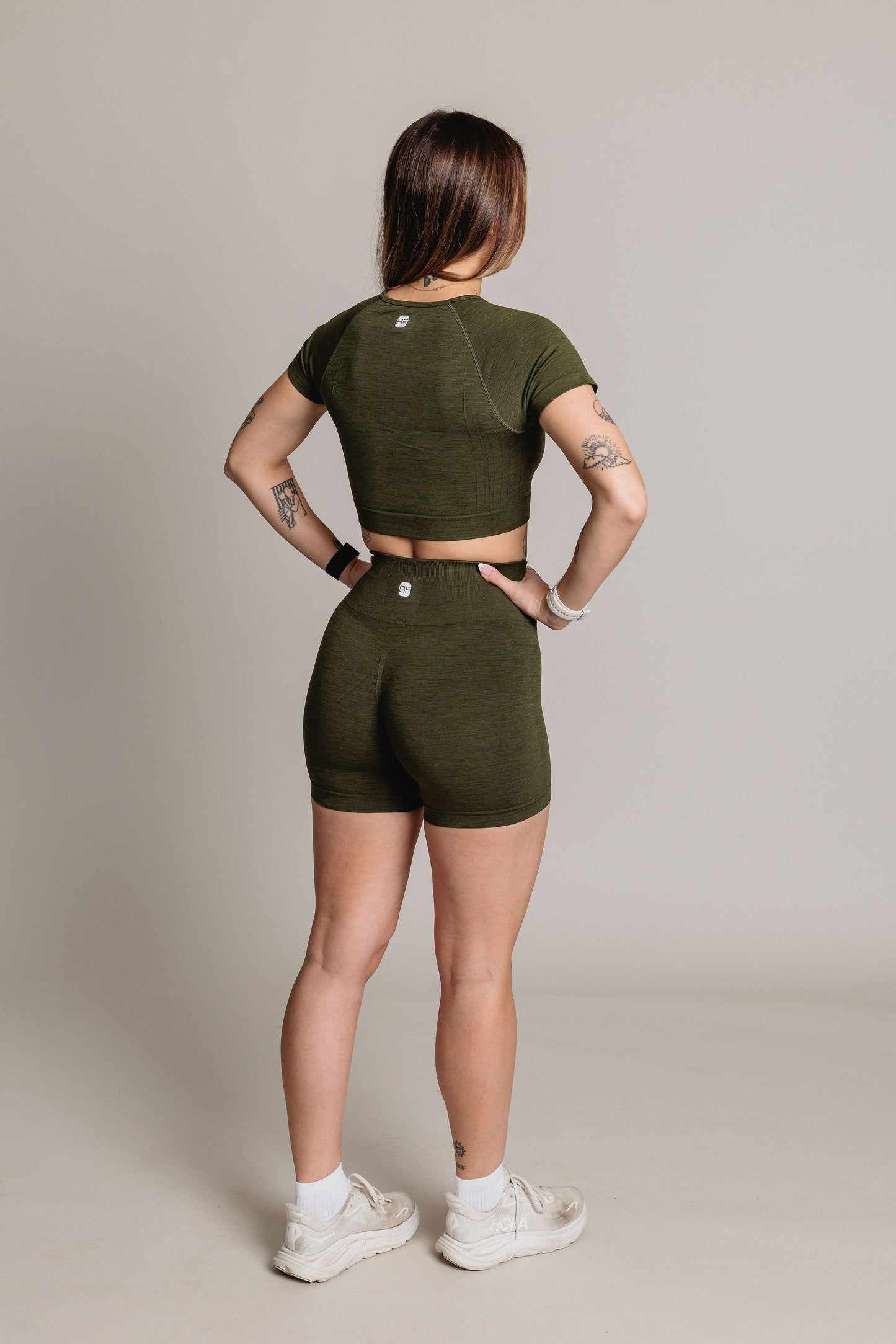 BikerShort UNITY - Vert Armé