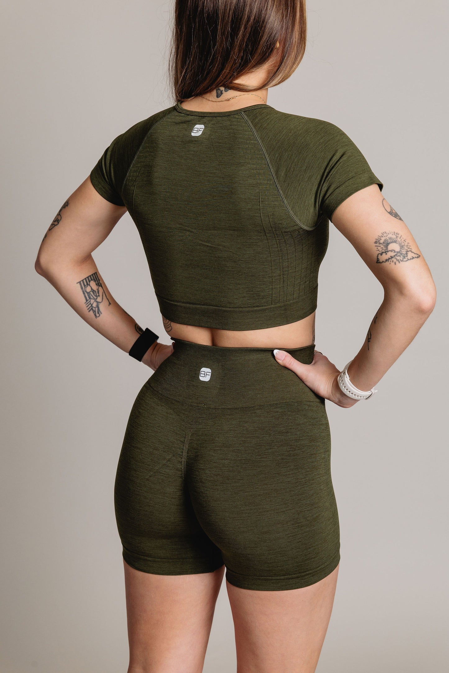 BikerShort UNITY - Vert Armé
