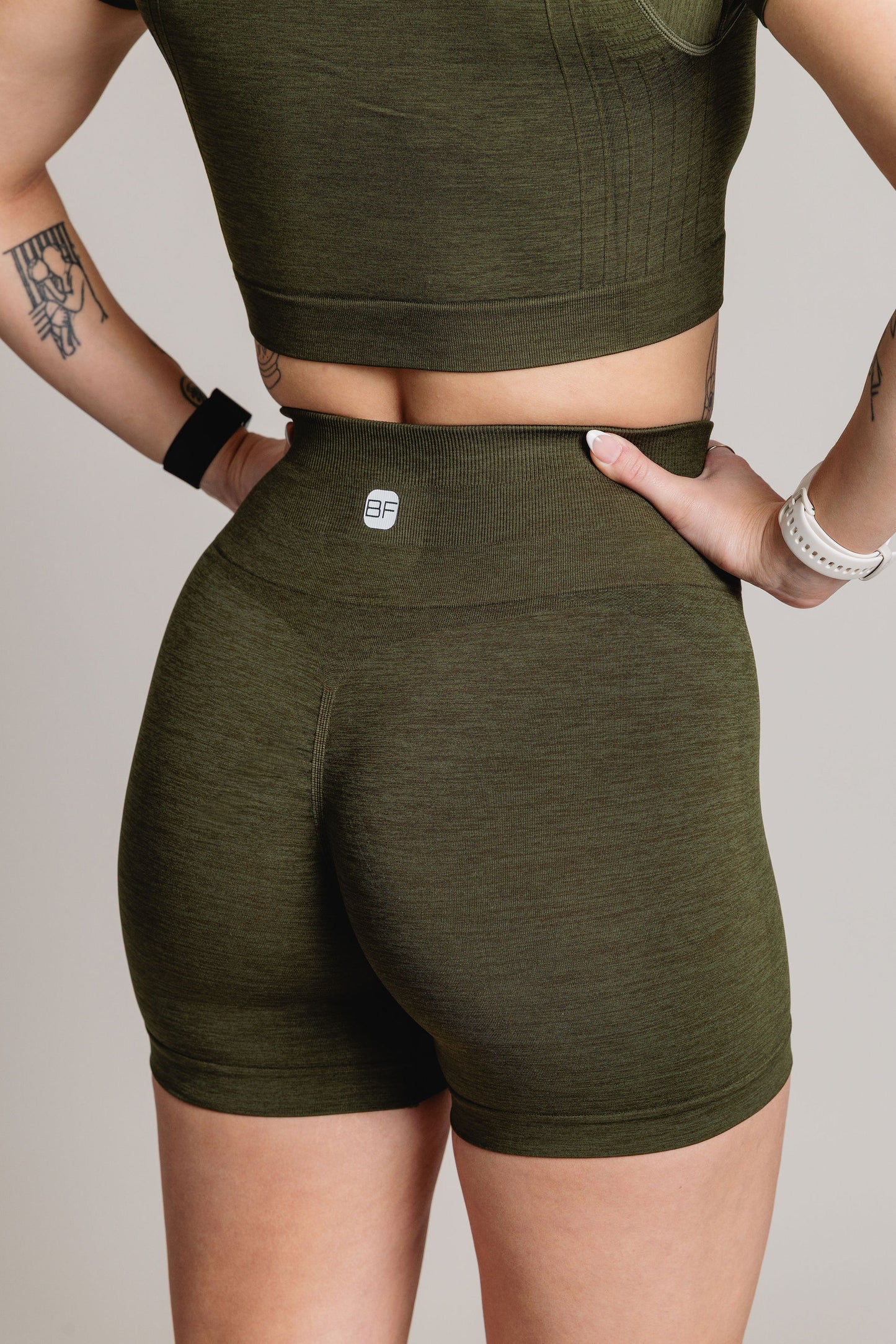 BikerShort UNITY - Vert Armé